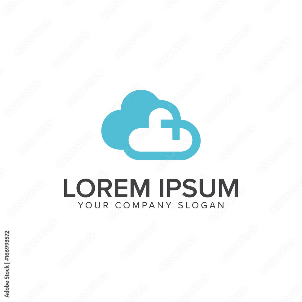 cloud technology logo design concept design concept template cloud technology logo design concept design concept template