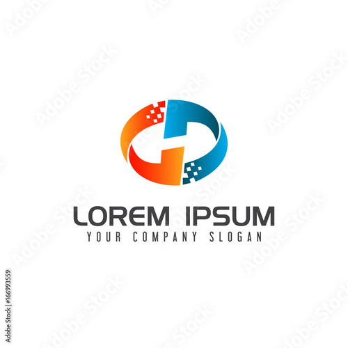 Free Download letter G logo, technology logo design concept template d - GFXLoad
