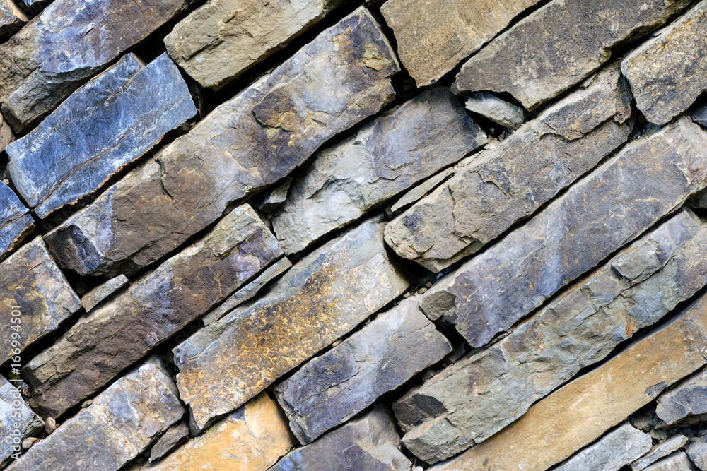  Rock wall brickwork brown texture background
