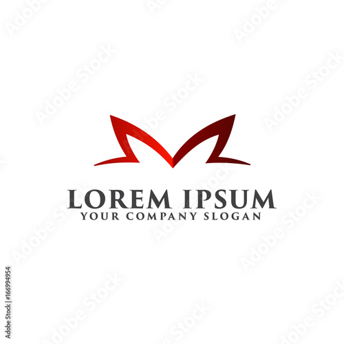 Free Download Letter M Luxury Logo design concept template - GFXLoad
