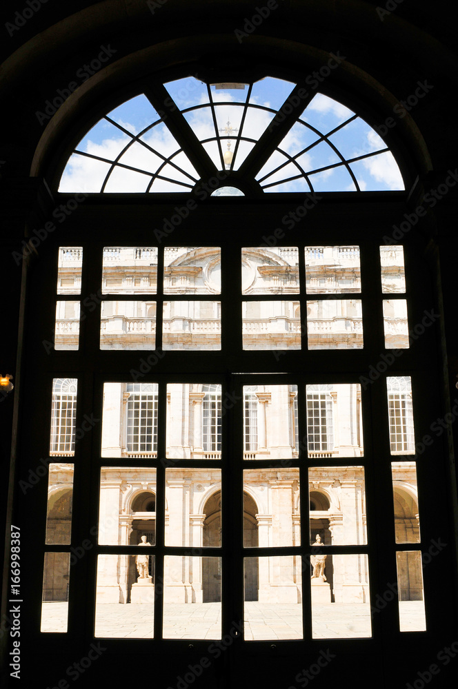 Classical architecture in Madrid, Spain