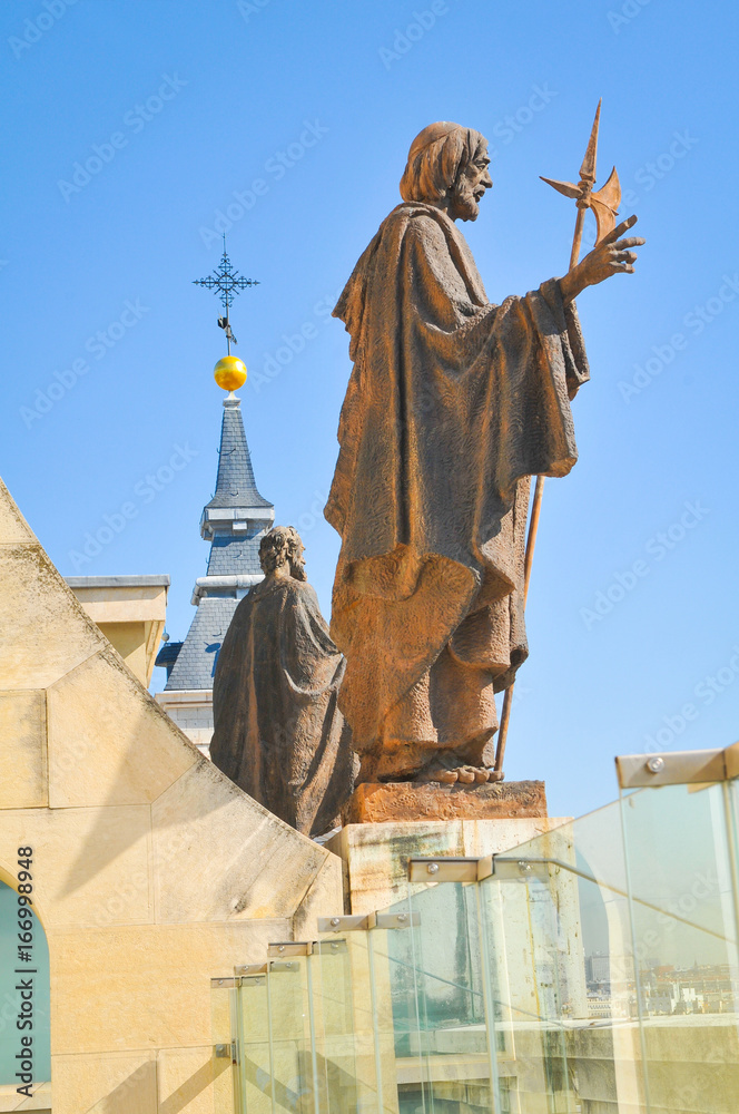 Naklejka premium Aerial view of Madrid, Spain 