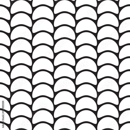 Abstract seamless pattern - semicircular segments
