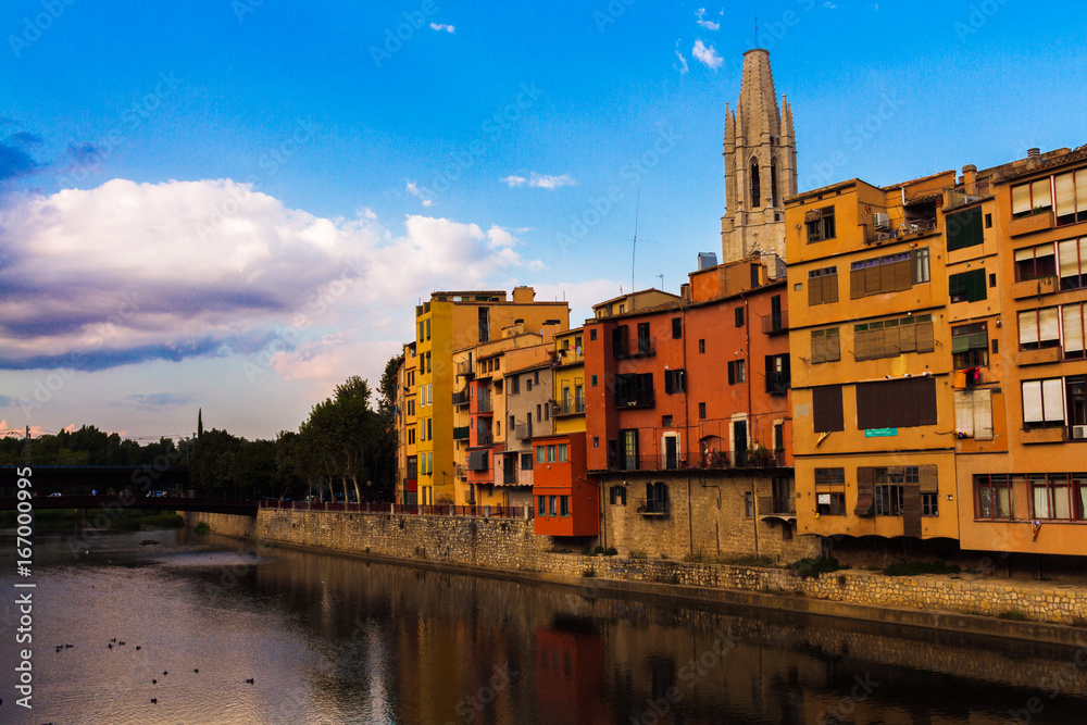 the landscape of Girona