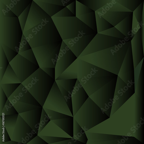 Crystal and stone background. Gems, triangle, triangulation. Vector for the logo, background, business card.