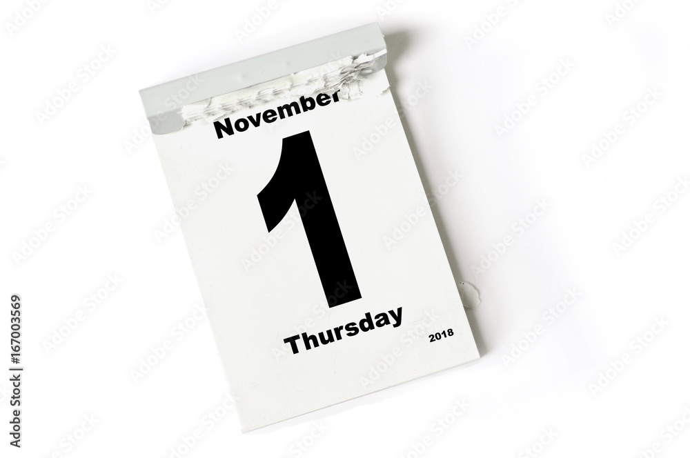1. November 2018 1. November 2018