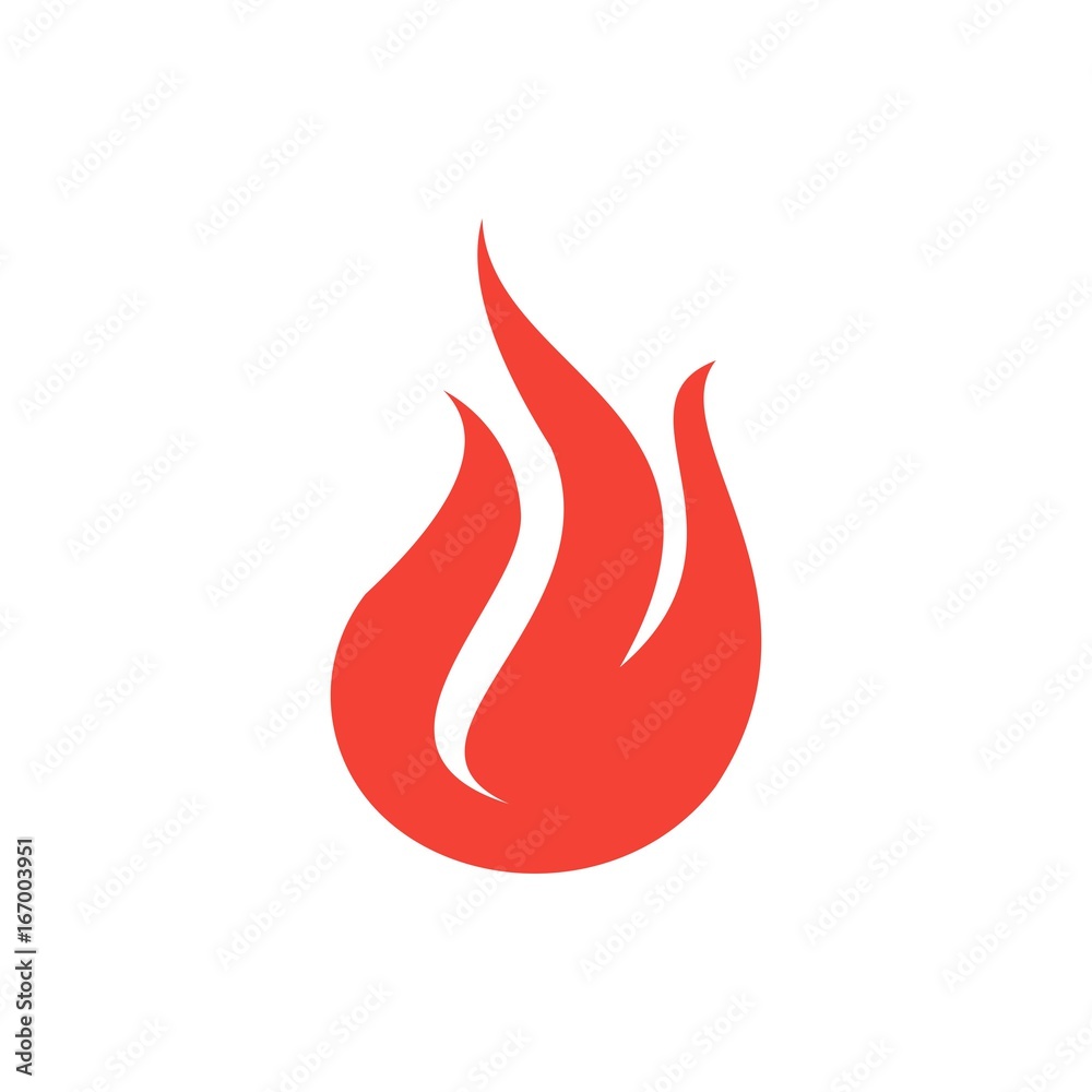 fire Illustration Logo Vector