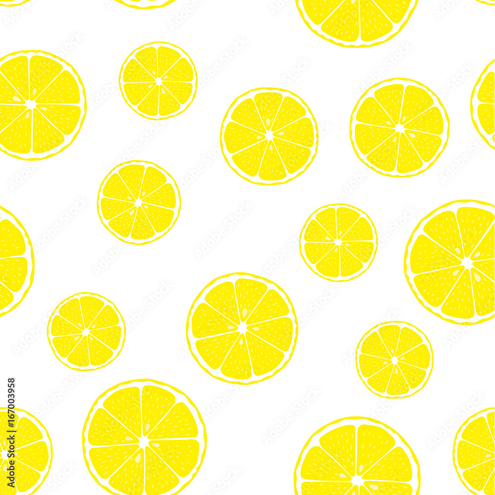 Lemon seamless pattern