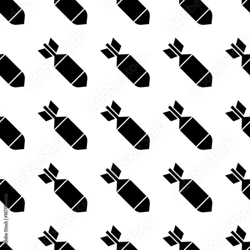 Air bomb seamless pattern