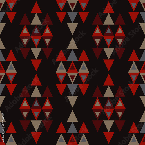 Ethnic boho seamless pattern. Retro motif. Textile rapport.