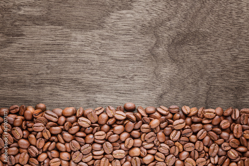 Roasted coffee beans background © Svetlana Radayeva