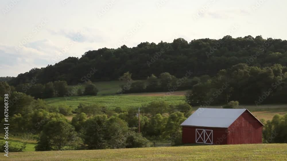Timelapse of a Farm in the Countryside of Pennsylvania Timelapse of a Farm in the Countryside of Pennsylvania