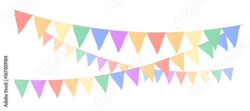 Multi Colored flags