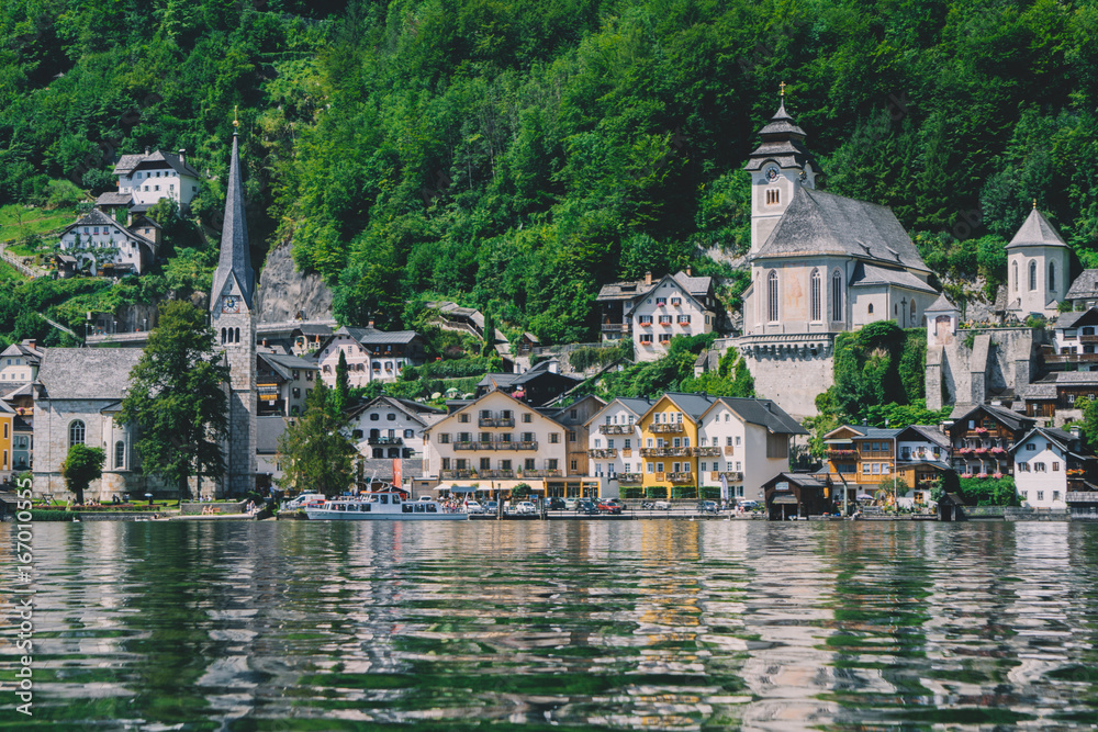 Fototapeta premium Hallstatt from the Lake
