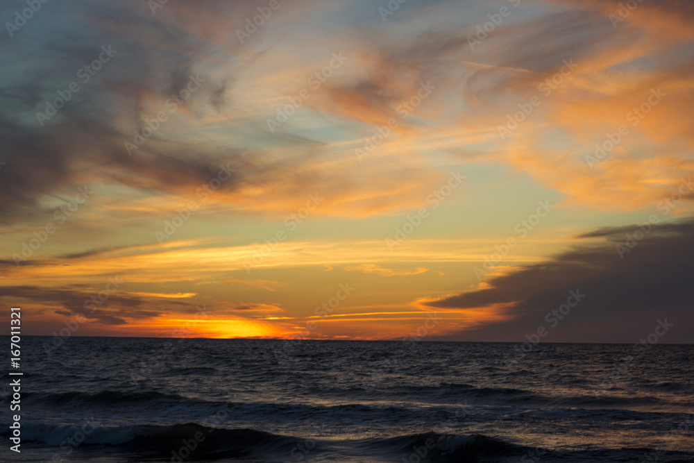 Балтийское море, baltic sea, sunset, sky, sea