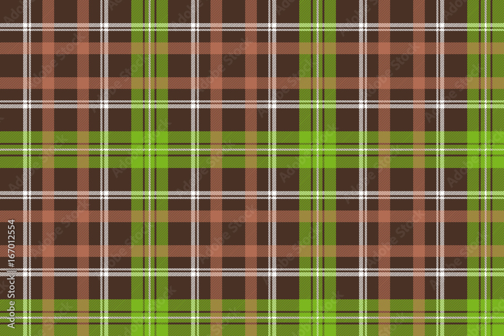Brown green check plaid seamless pattern Brown green check plaid seamless pattern