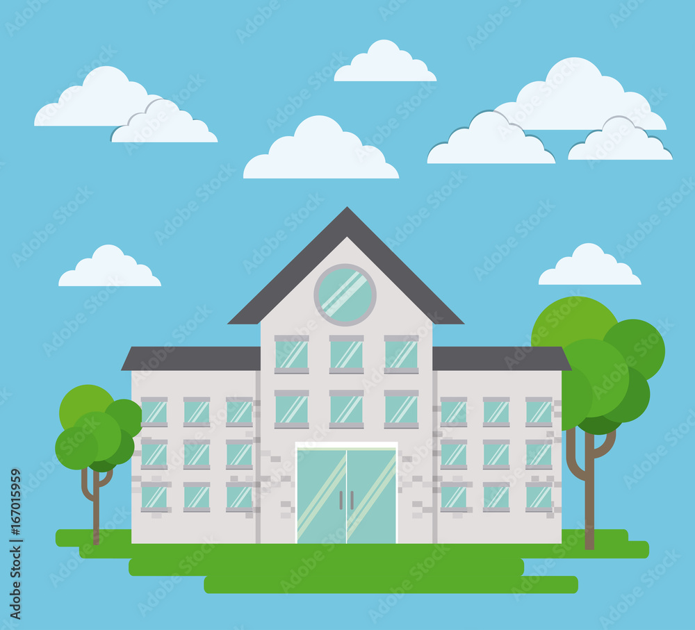Fototapeta premium city buildings design