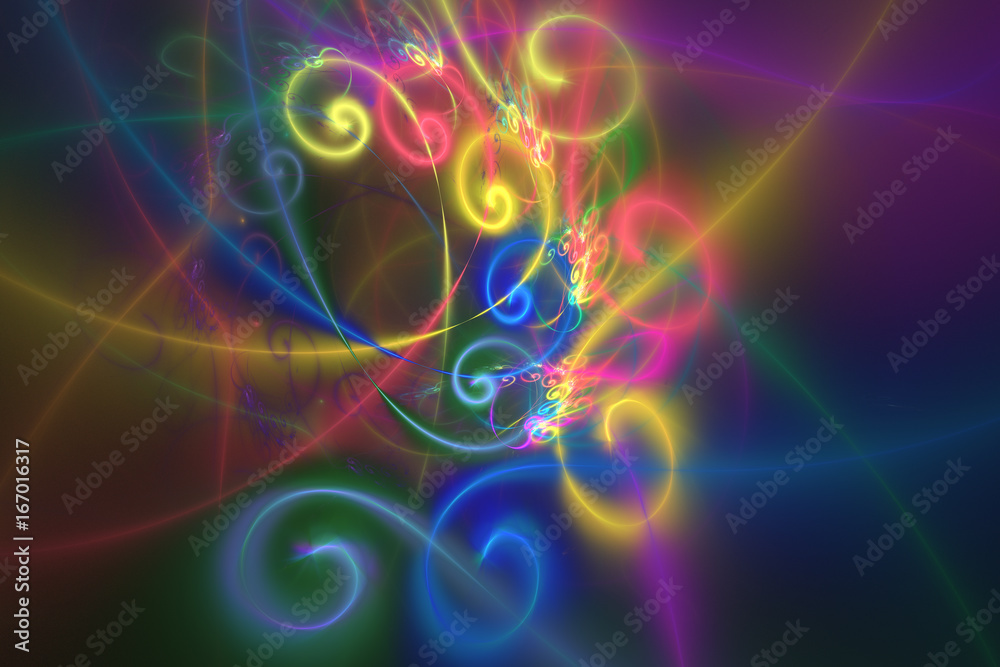 Abstract fractal background Abstract fractal background