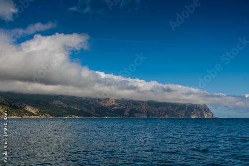 Cape Aya is a steep spur of the Main Ridge of the Crimean Mountains