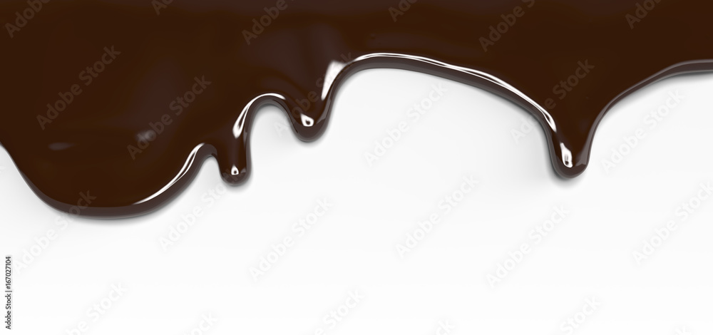 milk chocolate pouring isolated, 3d illustration milk chocolate pouring isolated, 3d illustration