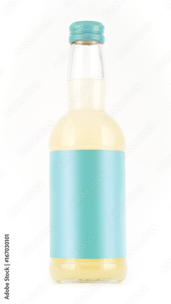 Layout bottles for soft drink on a white background with a blank label Layout bottles for soft drink on a white background with a blank label