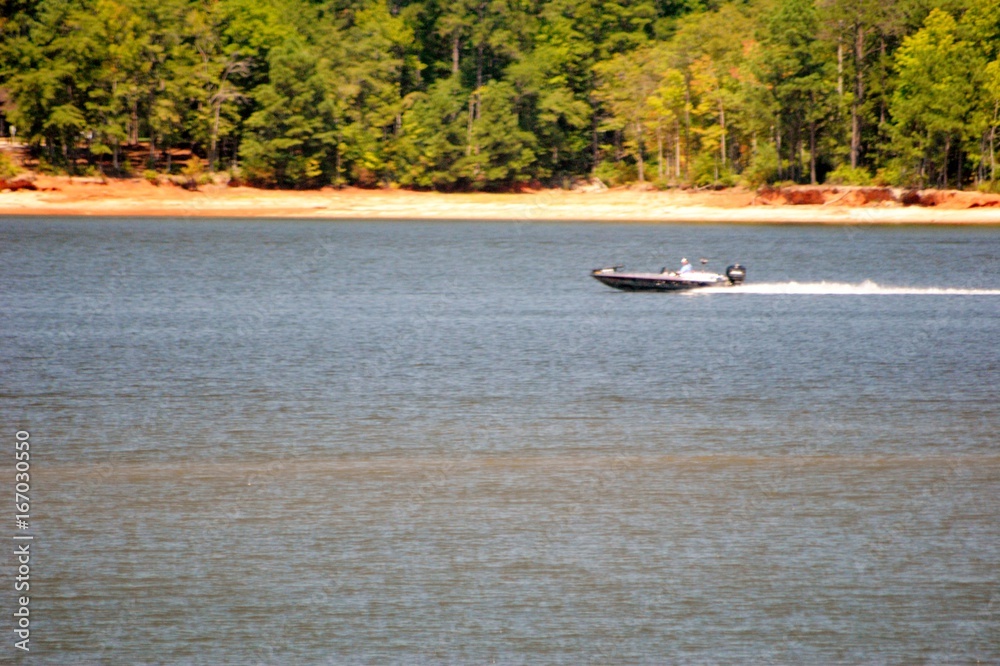 Obraz premium Lake and Fishing