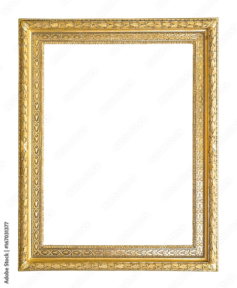 Golden frame for paintings, mirrors or photos Golden frame for paintings, mirrors or photos