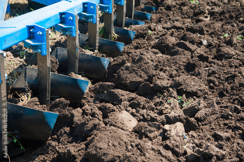 Tractor while plowing © SGr