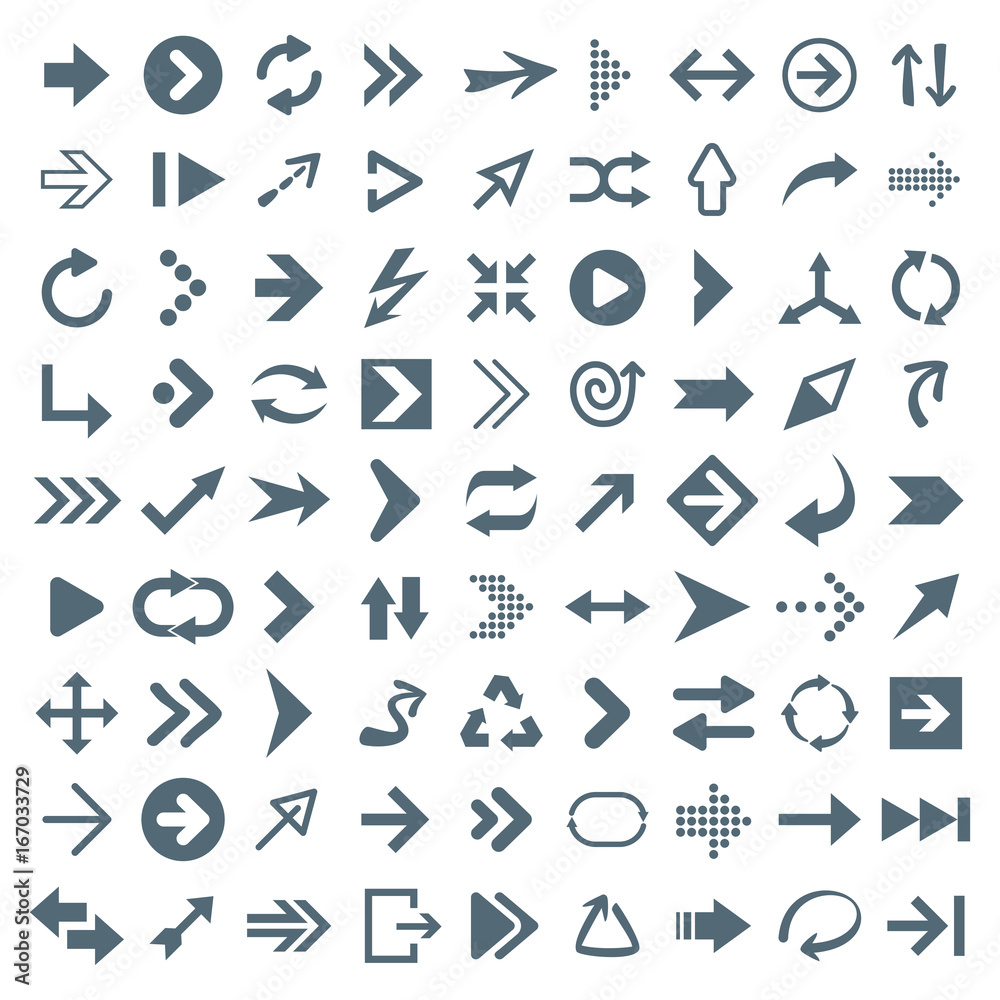 Arrow icons - Illustration Arrow icons - Illustration