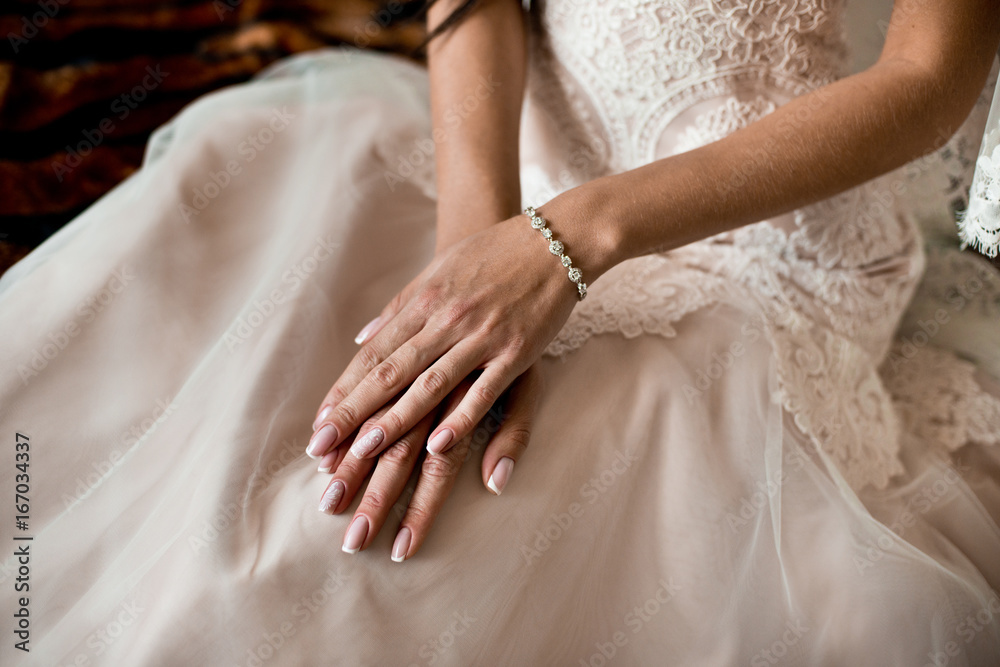 Bride and wedding dress Bride and wedding dress