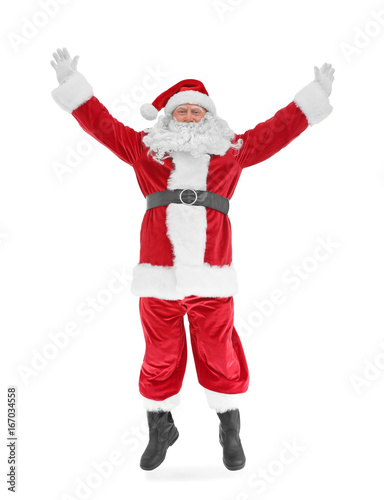 Authentic Santa Claus stand...