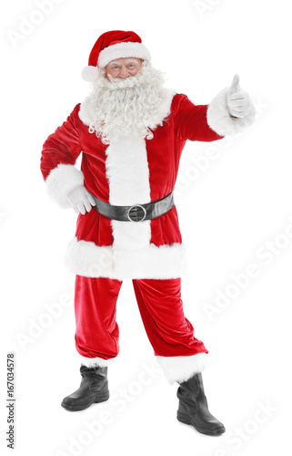 Authentic Santa Claus stand...