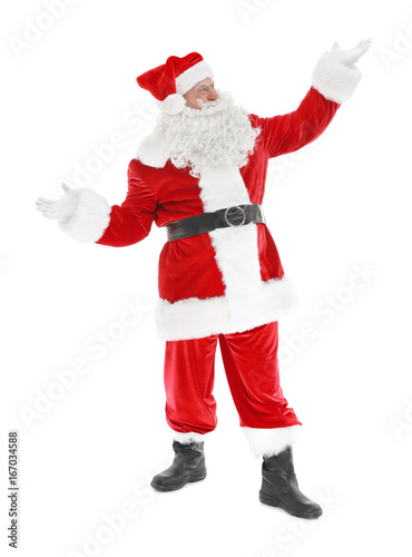 Authentic Santa Claus stand...