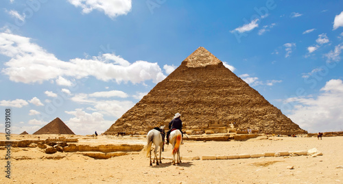 Horse riding at the pyramids