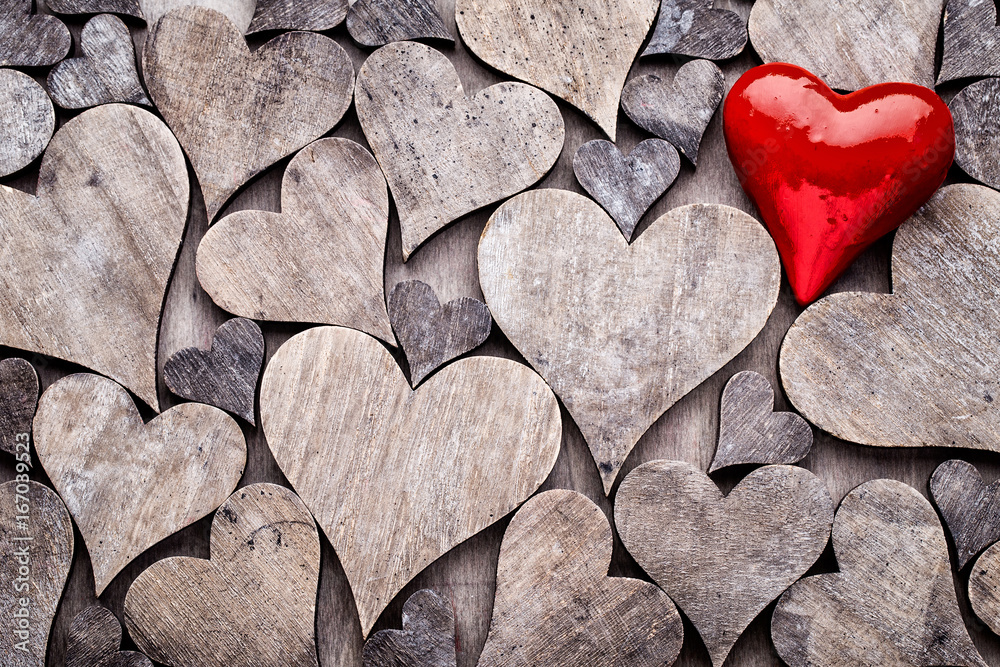 Obraz premium Valentine day greeting card.