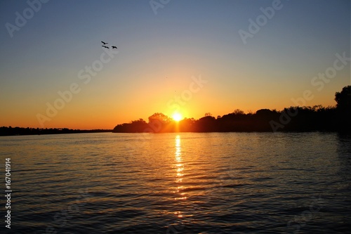 ザンベジ川の夕日 © pg.ponskey