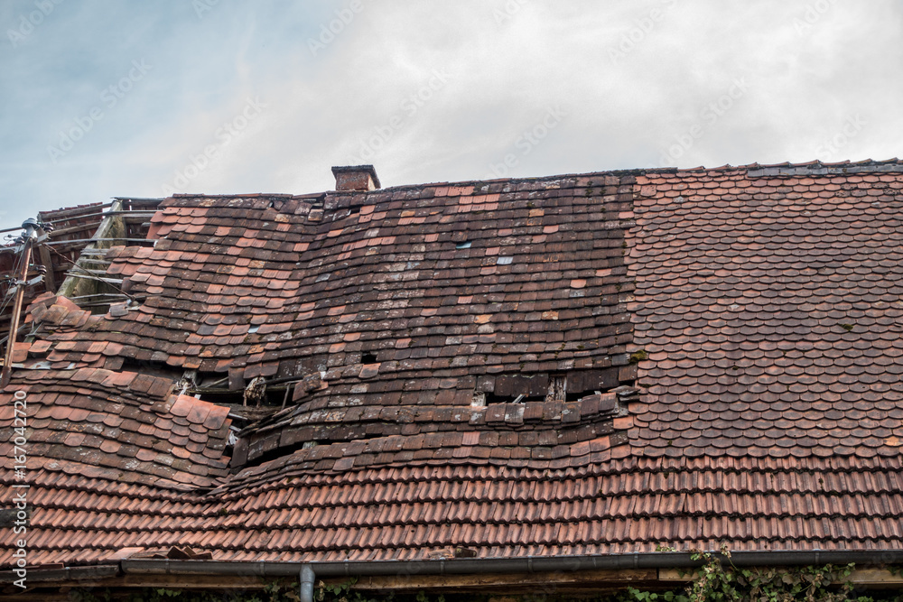 Naklejka premium Abbruchhaus