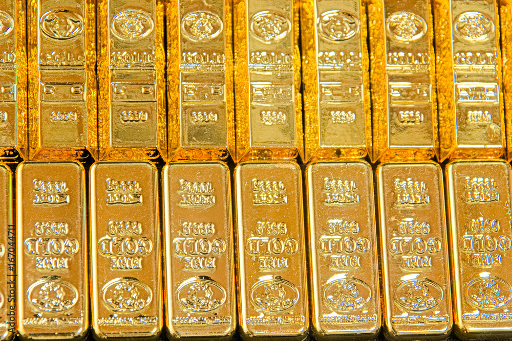 Obraz premium 大量の金