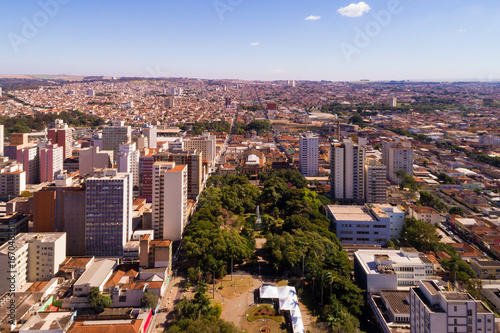 Aerial View of Ribeirao Preto city in Sao Paulo, Brazil