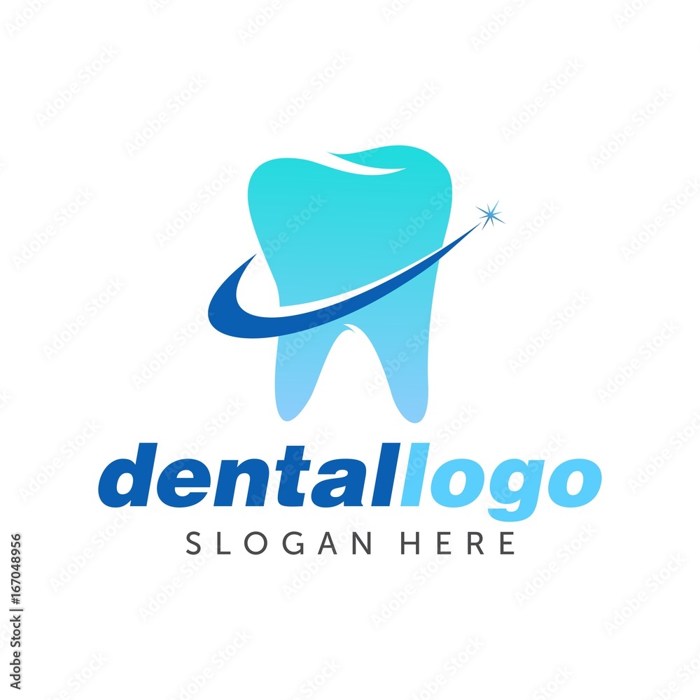 care dental Illustration Logo Vector care dental Illustration Logo Vector