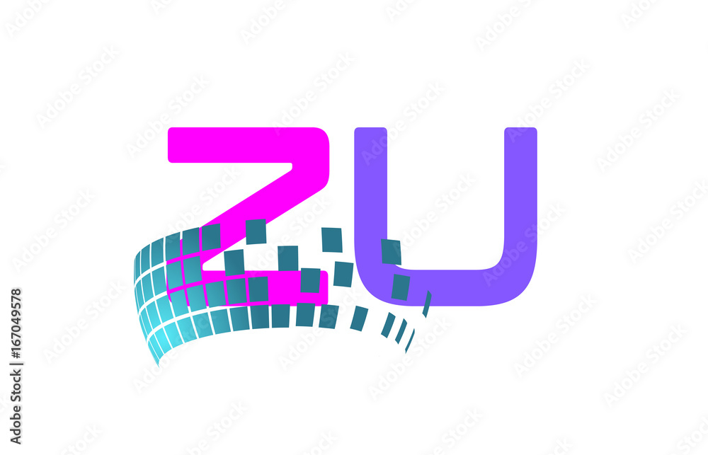 ZU Initial Logo for your startup venture ZU Initial Logo for your startup venture