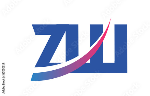 Free Download ZW Initial Logo for your startup venture - GFXLoad