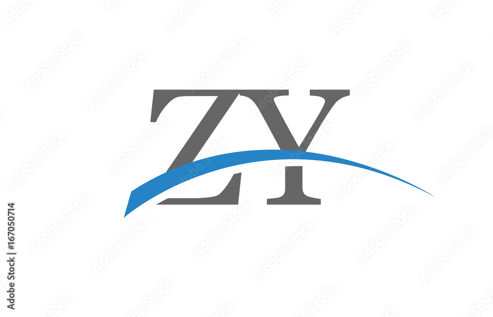 ZY Initial Logo for your startup venture ZY Initial Logo for your startup venture