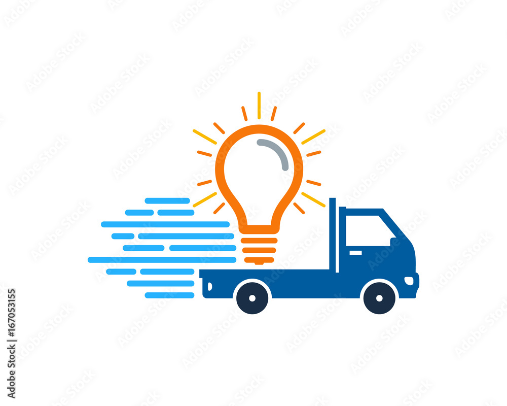 Creative Delivery Icon Logo Design Element Creative Delivery Icon Logo Design Element