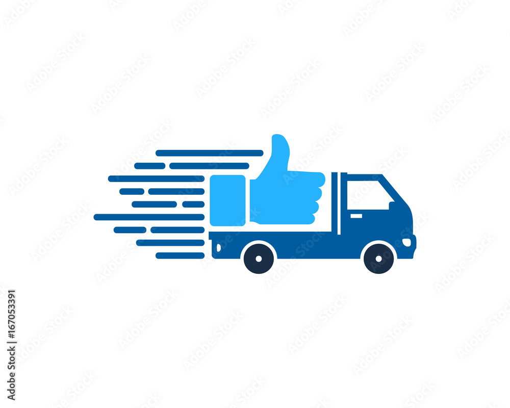 Best Delivery Icon Logo Design Element Best Delivery Icon Logo Design Element