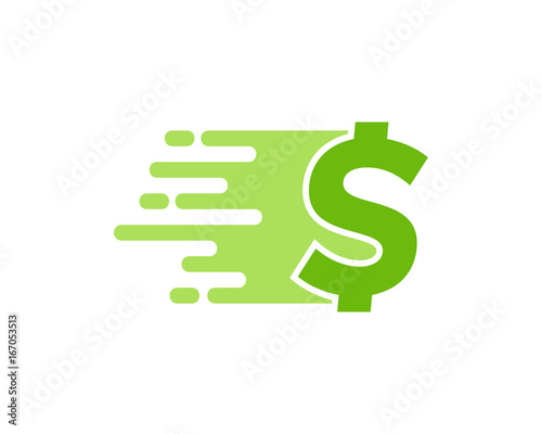 Delivery Money Icon Logo Design Element