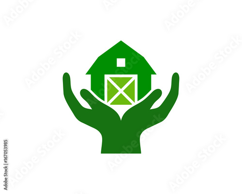 Farm Care Icon Logo Design Element