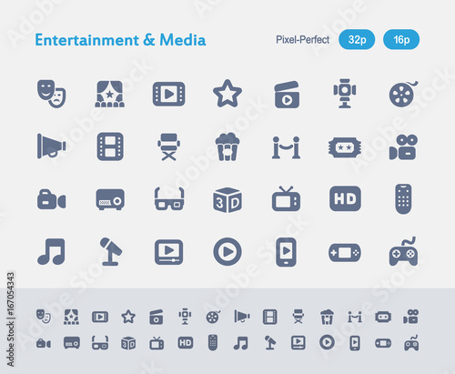 Entertainment & Media - Ants Icons