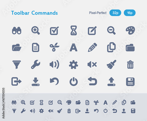 Toolbar Commands - Ants Icons