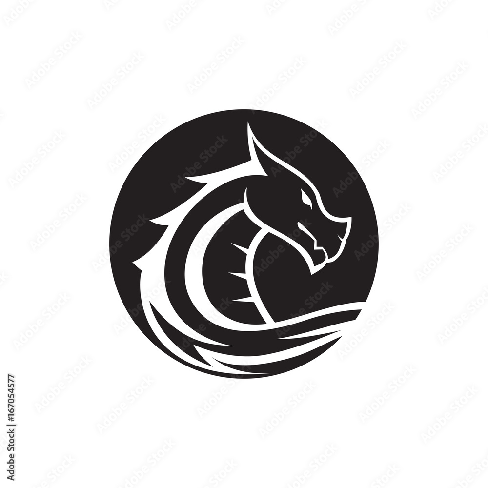 dragon logo vector silhouette dragon logo vector silhouette